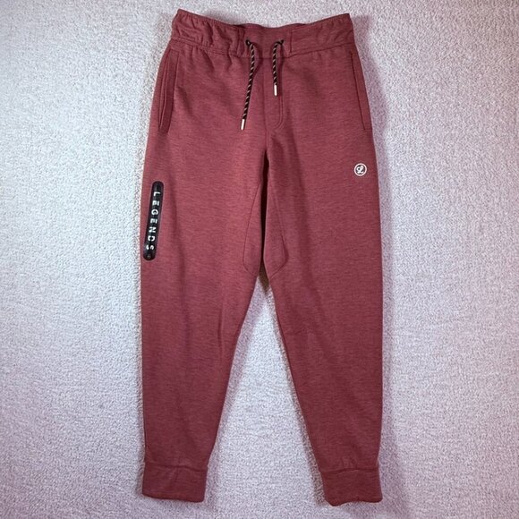 Legends Mens Performance Jogger Sweatpants Salmon Pink Sz Large Comfy Active Gym - Picture 1 of 10